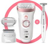 Braun Silk-pil 9-890, Epilator for Long-Lasting Hair Removal, includes a Bikini Styler Cordless Epilator (Multicolor)