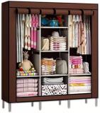 Shimon Orginial,Active,Foldable Jute Collapsible Wardrobe (Finish Color - BROWN, DIY(Do-It-Yourself))