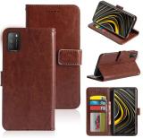 BOZTI Back Cover for Poco M3 (Brown, Pack of: 1)