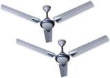 ACTIVA GALAXY-1 5 STAR PACK OF TWO 1200 mm 3 Blade Ceiling Fan (SILVER BLUE | Pack of 2)