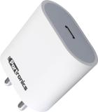 Portronics 20 W 3 A Wall Charger for Mobile (White)