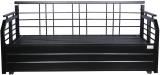 INDIAN FURNITURE MART Classic 3 Seater Single Metal Pull Out Sofa Cum Bed (Finish Color - Black Delivery Condition - DIY(Do-It-Yourself))