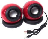 TERABYTE Clarion TB-008 USB 2.0 Mini USB Speaker for Laptop and Desktop 4 W Laptop/Desktop Speaker (Red, 2.0 Channel)