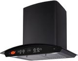 SURYA 1400TD SS Black Auto Clean Wall Mounted Black 1400 CMH Chimney