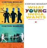 Half Girlfriend + What Young India Wants: Selected Non - Fiction + The 3 Mistakes Of My Life (Set Of 3 Books) (Paperback, CHETAN BHAGAT)