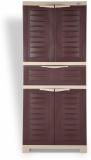 Supreme Plastic Free Standing Cabinet (Finish Color - BROWN, DIY(Do-It-Yourself))