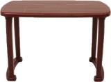 RW REST WELL RW-Arjun Dining Table Plastic 4 Seater Dining Table (Finish Color - Brown, Pre-assembled)