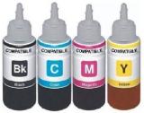 DarkTone 680 / Refill Ink for Use in HP 680 Black Cartridge & HP DeskJet 1115, 1118, 2135, 2138, 3635, 3636, 3638, 4675, 467 Black + Tri Color Combo Pack Ink Bottle