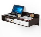 BLUEWUD Reynold Engineered Wood Study Table (Wall Mounted, Finish Color - Wenge, DIY(Do-It-Yourself))