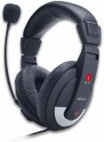 iball Rocky Wired Over Ear Headphones with Mic Wired (Black, On the Ear)