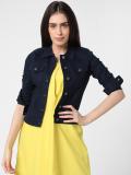 VERO MODA Full Sleeve Solid Women Denim Jacket