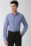 PETER ENGLAND Men Solid Formal Blue Shirt