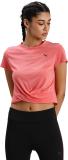 PUMA Casual Half Sleeve Solid Women Beige Top