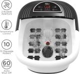 DR PHYSIO (USA) Electric Powerful Pedicure Tub Foot Spa Machine With Manual Roller, Bubble, Massage & Heat for Pain Relief Massager (White)