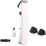 UZAN Pro NV-1045A Professional Electric Rechargeable Hair & Beard Trimmer 45 min  Runtime 2 Length Settings (White)