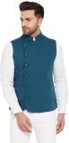 HYPERNATION Solid Men Waistcoat