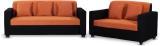 Bharat Lifestyle Fabric 3 + 2 Sofa Set (Orange, Black, DIY(Do-It-Yourself))