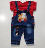 NextGen Dungaree For Baby Boys & Baby Girls Casual Checkered, Applique Denim (Multicolor, Pack of 1)