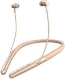 TECHFIRE Platinum Series Neckband- Bluetooth Neckband headphone Bluetooth (Gold, In the Ear)