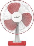 V-Guard FINESTA TF PLUS 16 WHITE RED 400 mm 3 Blade Table Fan (White Red | Pack of 1)