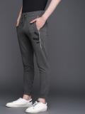 WROGN Solid Men Blue Track Pants