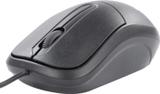 ZEBRONICS USB Comfort + Wired Ambidextrous Optical Mouse (USB 2.0, Black)