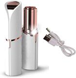 MACVL5 USB Hair Remover For Women Lipstick Shape for face, Upper Lip, Chin, Eyebrow Cordless Epilator (White)