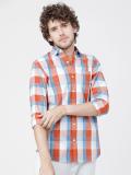 LOCOMOTIVE Men Checkered Casual Multicolor Shirt