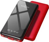 Callmate 10000 mAh Power Bank (Red, Lithium Polymer, Fast Charging for Mobile)