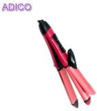 Bypass 2in1 Curler Cum Straightener for Regular Household B113 Professional N2009 2in1 Hair Straightener & Curler Iron Machine B113 Hair Straightener (Pink)