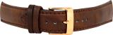 Roycee 9470222 22 mm Synthetic Leather Watch Strap (Brown)