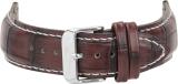 Roycee 9250522 22 mm Synthetic Leather Watch Strap (Brown)