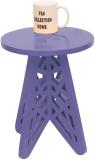 VAS Collection Home Handmade Table Engineered Wood Coffee Table (Finish Color - Purple, Pre-assembled)