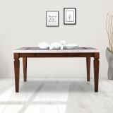 Hometown Solid Wood 8 Seater Dining Table (Finish Color - Brown, Knock Down)