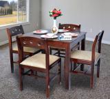 FUREON Solid Wood 4 Seater Dining Set (Finish Color -Mahogany, DIY(Do-It-Yourself))