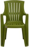 Supreme SUPER TURBO GREEN SET OF 1 CHAIR FULLY COMFORT nd weight bearing capacity 150 kg outdoor chair Plastic Outdoor Chair (GREEN, Pre-assembled)