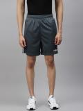 ADIDAS Striped Men Grey Sports Shorts