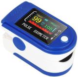 woodbridge Figure Oximeter -SpO2 (blood oxygen saturation levels) Pulse Oximeter (Blue, White)