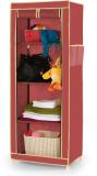 SKC ARMOIRE PP Collapsible Wardrobe (Finish Color - Maroon, DIY(Do-It-Yourself))