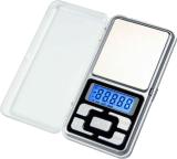 Qozent Mini Pocket Weight Scale Jewellery , Gold , Silver, Platinum Weighing Mini Machine with Auto Calibration, Tare Full Capacity, Operational Temp 10-30 Degree (200/0.01 Gm) J/73/Qq Jewellery Weighing Scale (Silver)