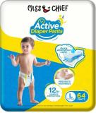 Miss & Chief Active Diaper Pants - L (64 Pieces)