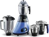 USHA TRIENERGY 800 W Mixer Grinder (Plus Mixer Grinder, 800 Watt Copper Motor with Quadri Flow Square Shaped Blender Jar, 6 fin Whirl Wind Food Safe Blade (lavender & black) | 4 Jars | lavender)