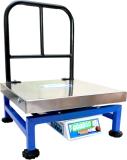 Supprex 150KG Capacity 16x16 Inches PAN Weight Machine Double Display With SS Body Weighing Scale (Blue)