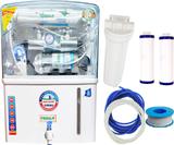 fedula AQUA GRAND PLUS Z-P RO UV UF tds pree filter candal 2pic paip teplon best set. 12 Litres RO + UF + UV + UV_LED + TDS Control Water Purifier (White)