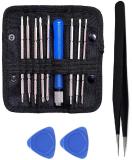 WOWSOME Tool Kit with ESD tweezer and 2 Plastic Opners for Opening and Repairing Mobiles, PDA, Laptop Precision Screwdriver Set (Pack of 1)