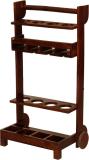 Induscraft Sheesham Wood Solid Wood Bar Trolley (Finish Color - Brown, Pre-assembled)