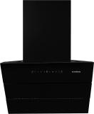 Eurodomo HOOD GRAND FL SC BK 60 Auto Clean Wall Mounted Black 1350 CMH Chimney