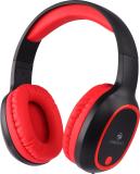 ZEBRONICS Zeb- Thunder, With 60H Backup, BT v5.3, Gaming Mode, ENC, AUX, mSD, Dual Pairing Bluetooth (Red, On the Ear)