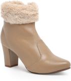 flat n heels Boots For Women (Beige , 2)