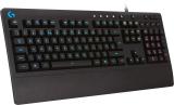 Logitech G213 / Lightsync RGB, Spill-resistant, Palm-rest, Customizable Keys Wired USB Gaming Keyboard (Black)